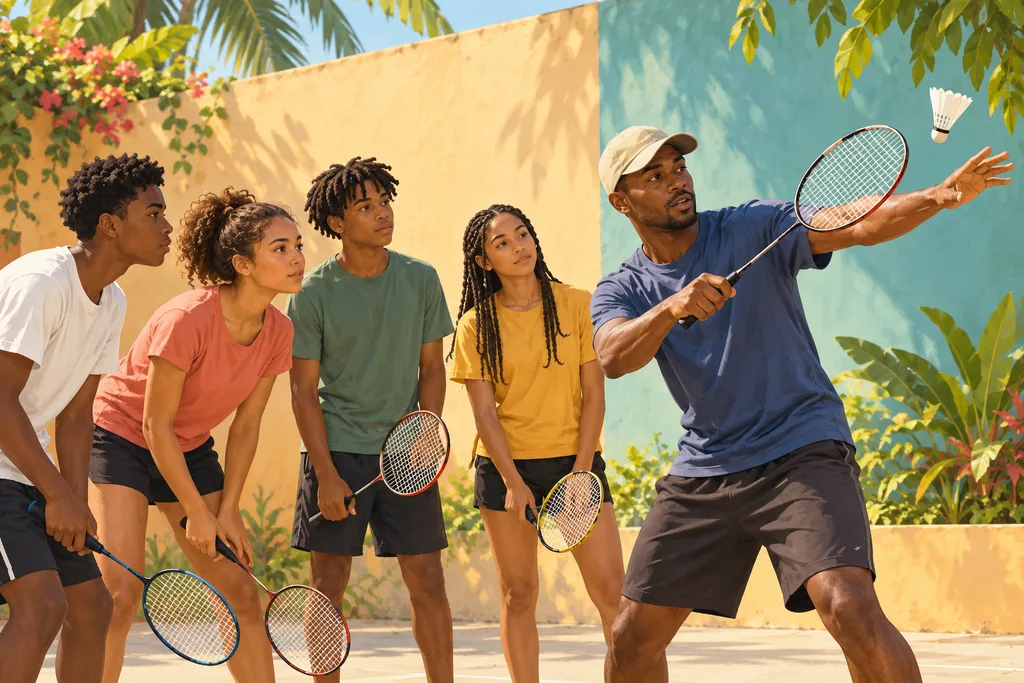 Des jeunes jouent au tennis contre un mur en milieu urbain, encadrés par un animateur.